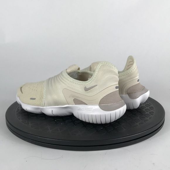 Nike Free Run Flyknit 3.0 Ivory Athletic Running Shoes AQ5708-200 Women Size 5.5 - Picture 7 of 12